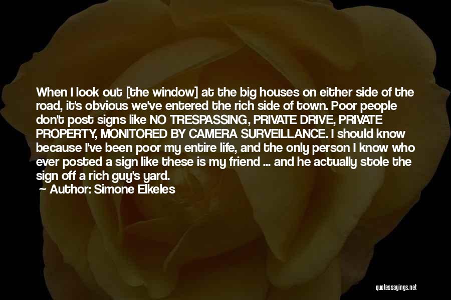 Poor Person Quotes By Simone Elkeles