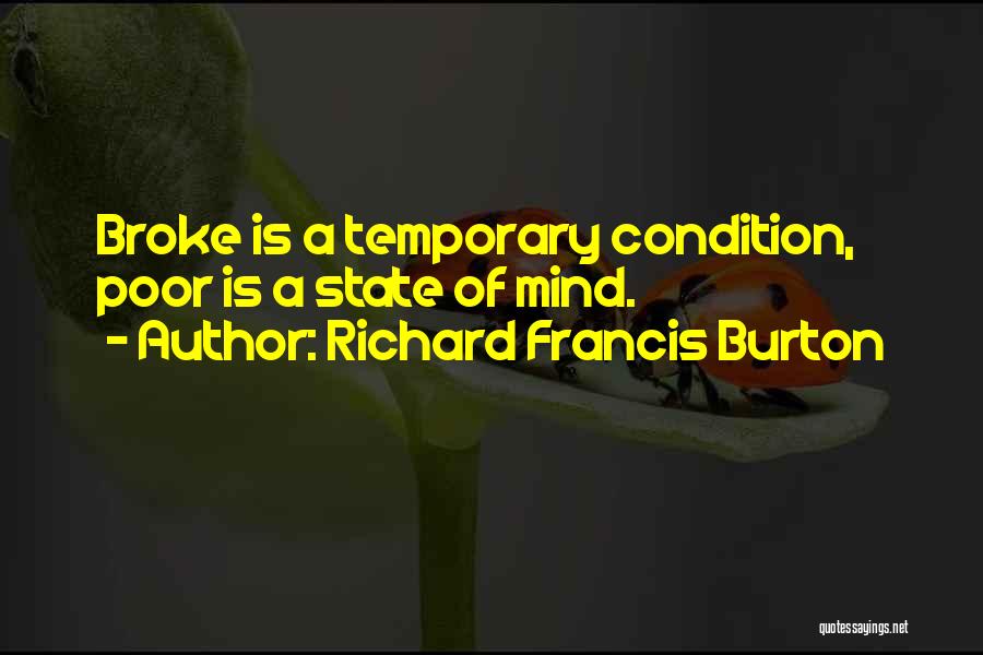 Poor Richard Quotes By Richard Francis Burton