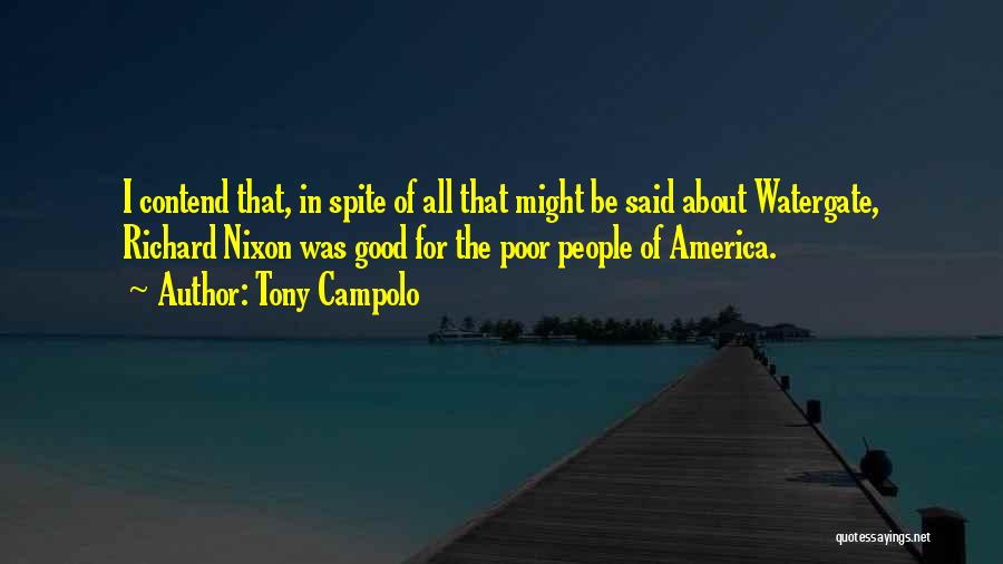 Poor Richard Quotes By Tony Campolo