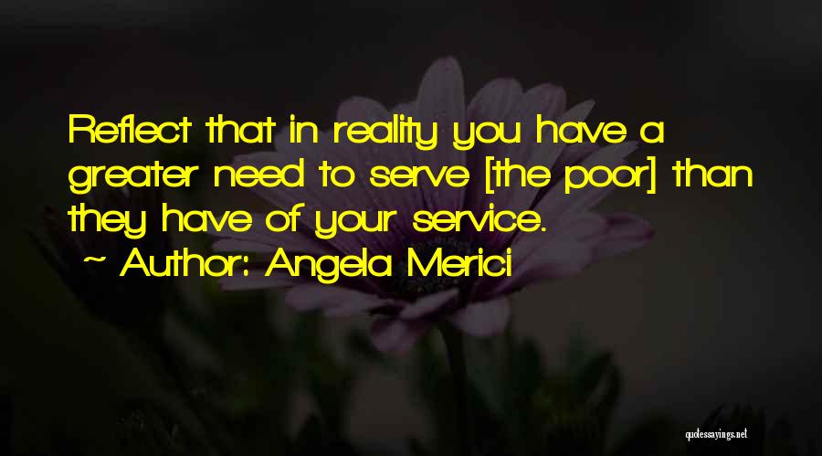 Poor Service Quotes By Angela Merici