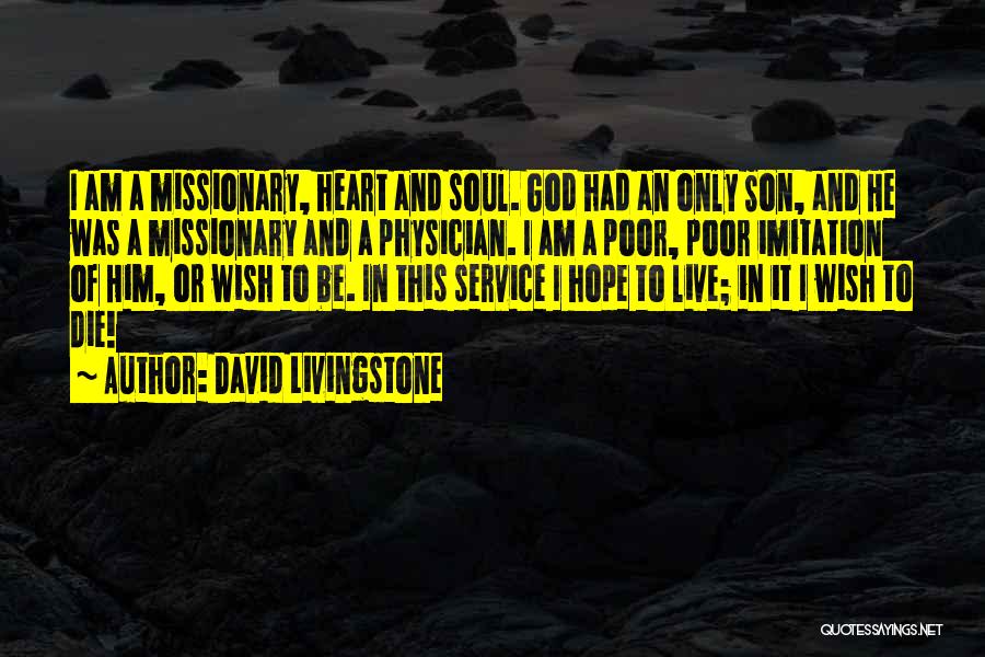 Poor Service Quotes By David Livingstone