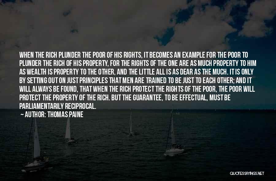 Poor Wealth Quotes By Thomas Paine