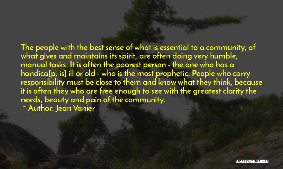 Poorest Quotes By Jean Vanier
