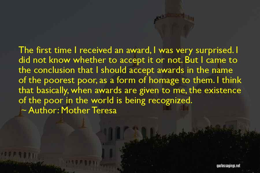 Poorest Quotes By Mother Teresa