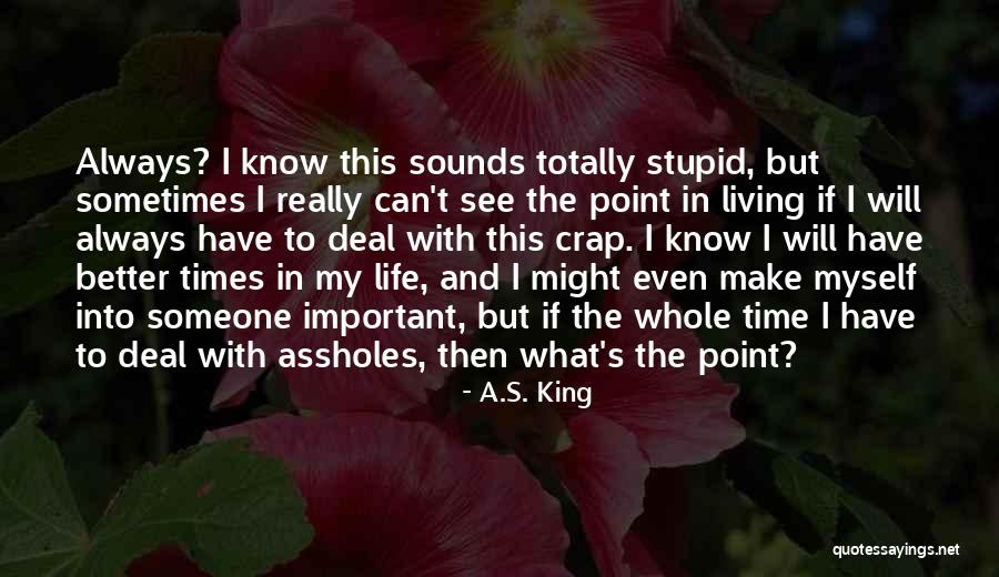 Poornam Quotes By A.S. King Poornam Quotes By A.S. King