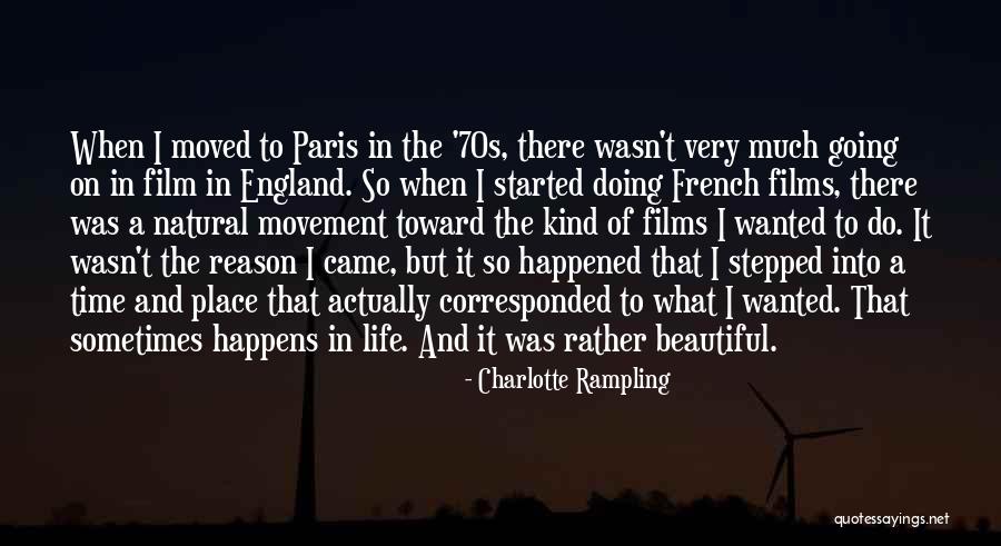 Poornam Quotes By Charlotte Rampling Poornam Quotes By Charlotte Rampling