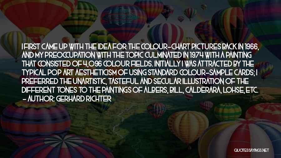 Pop Art Quotes By Gerhard Richter