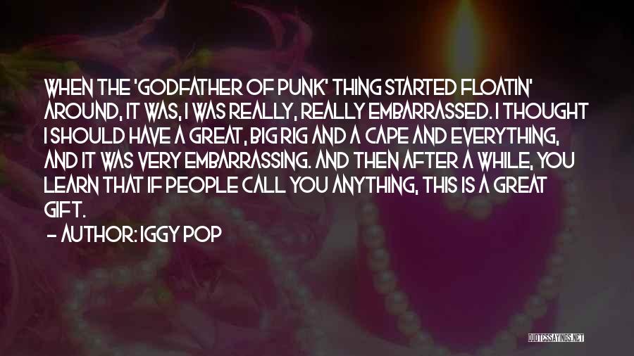 Pop Punk Quotes By Iggy Pop