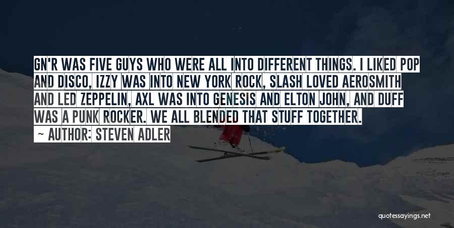 Pop Punk Quotes By Steven Adler