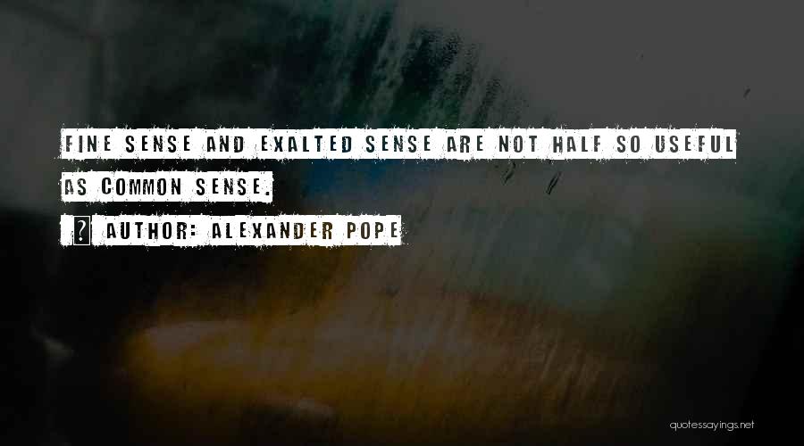 Pope Alexander Quotes By Alexander Pope