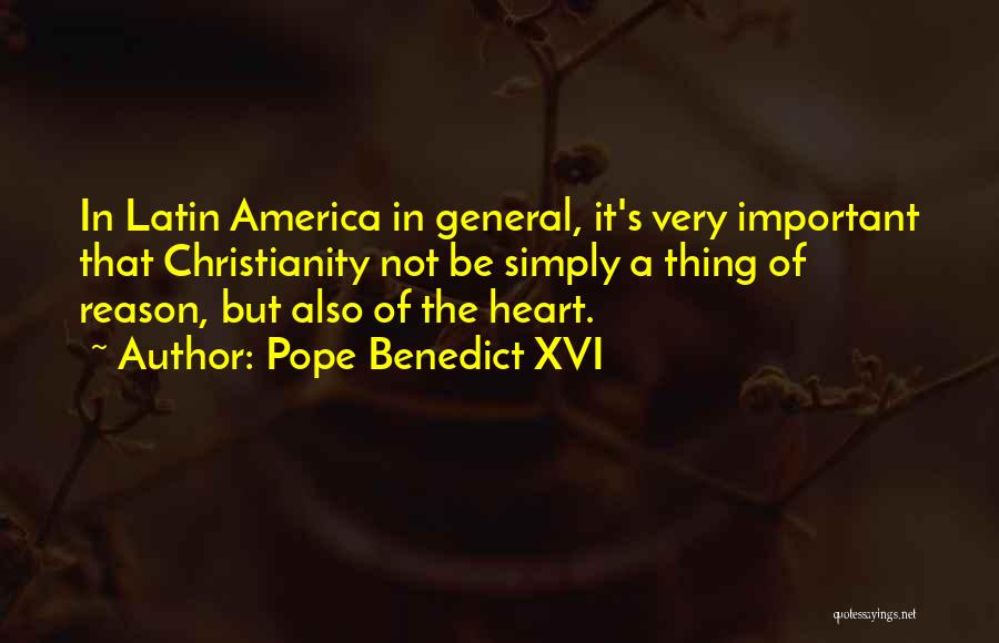 Pope Benedict Quotes By Pope Benedict XVI