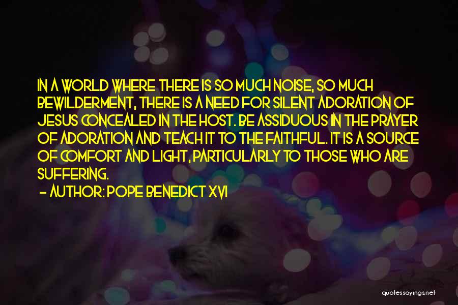 Pope Benedict Quotes By Pope Benedict XVI