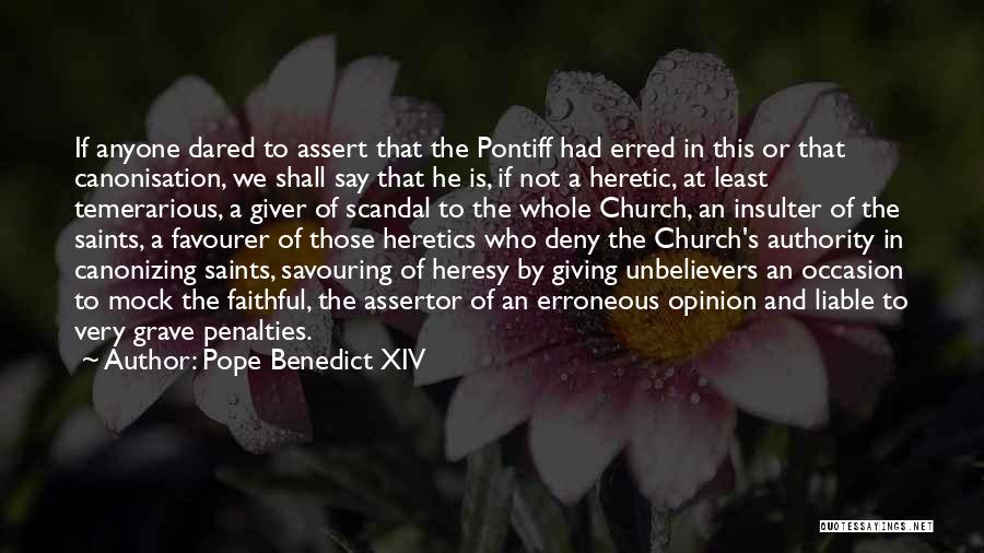 Pope Benedict XIV Quotes 697857