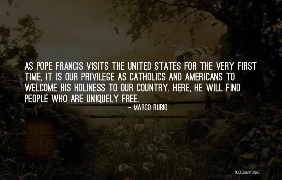 Pope Catholic Quotes By Marco Rubio Pope Catholic Quotes By Marco Rubio