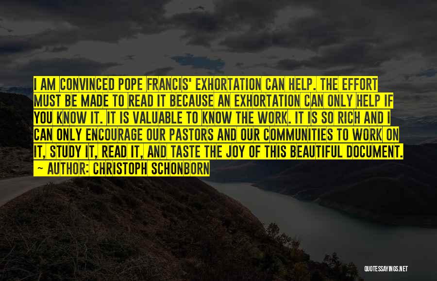 Pope Francis I Quotes By Christoph Schonborn