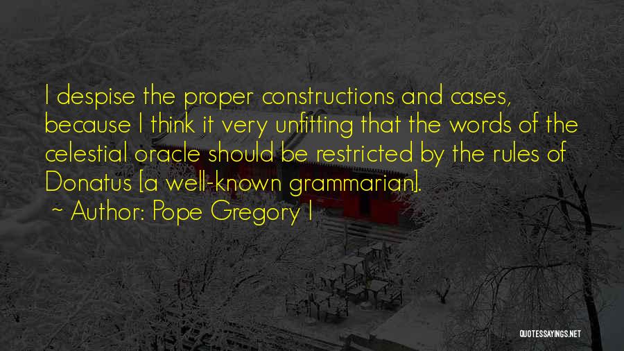 Pope Gregory I Quotes 991015