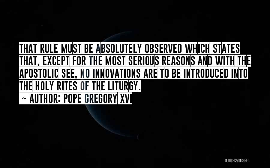 Pope Gregory XVI Quotes 827334