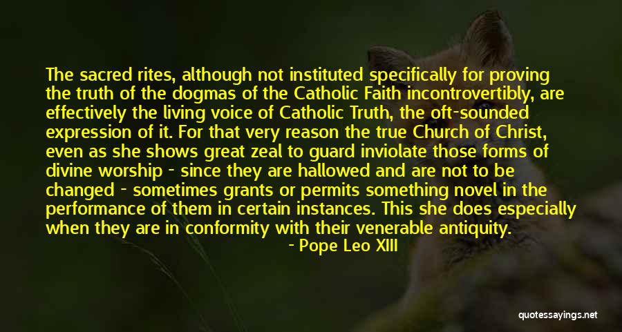 Pope Leo Great Quotes By Pope Leo XIII