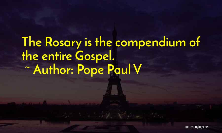 Pope Paul V Quotes 1547075