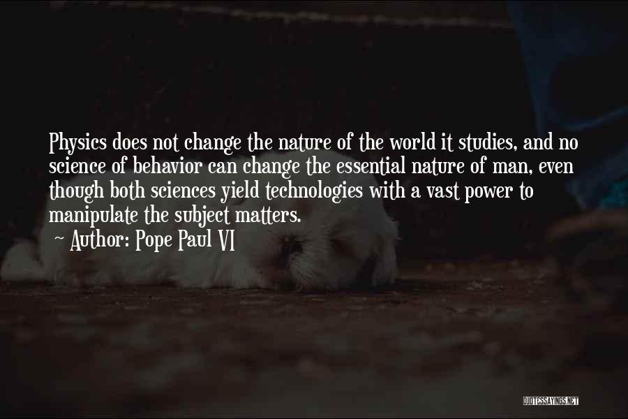 Pope Paul VI Quotes 1382501