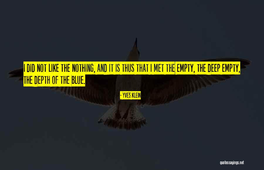 Pophams Bad Quotes By Yves Klein Pophams Bad Quotes By Yves Klein