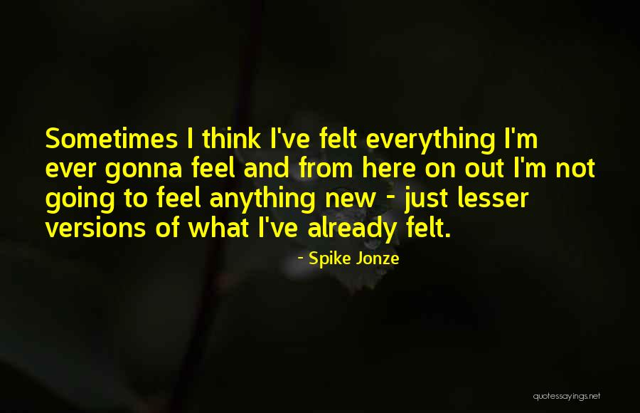 Poprawne Bicie Quotes By Spike Jonze Poprawne Bicie Quotes By Spike Jonze