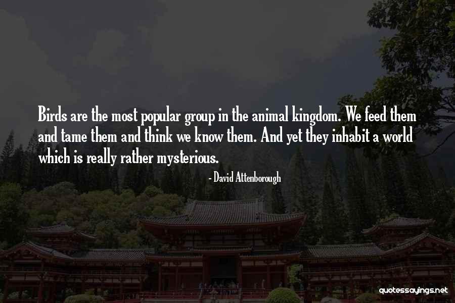 Popular Group Quotes By David Attenborough Popular Group Quotes By David Attenborough