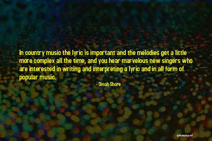 Popular Music Quotes By Dinah Shore Popular Music Quotes By Dinah Shore