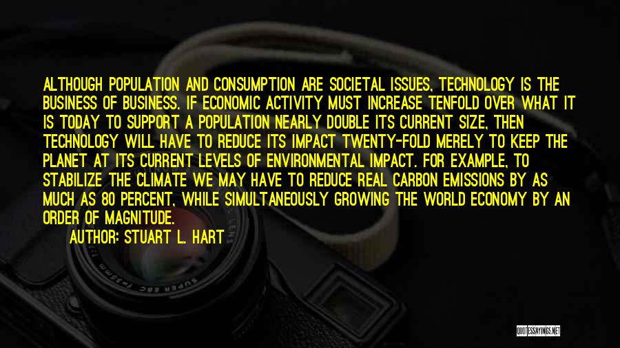 Population Increase Quotes By Stuart L. Hart