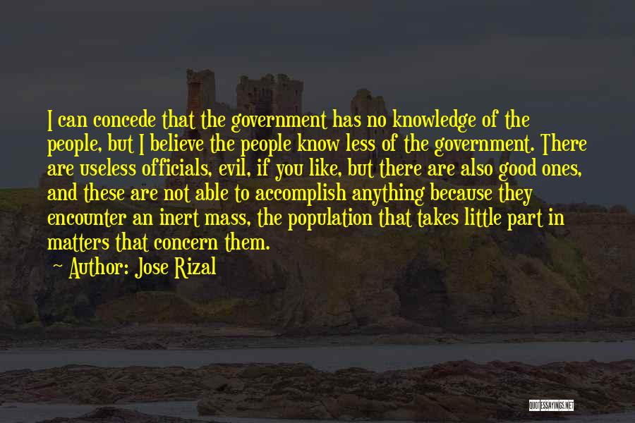 Population Matters Quotes By Jose Rizal