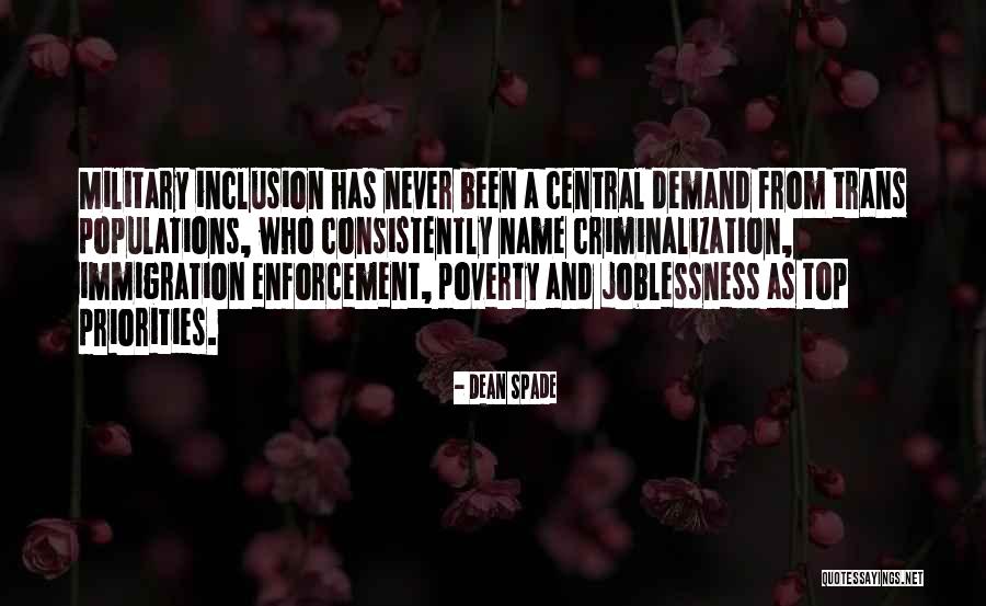 Populations Quotes By Dean Spade Populations Quotes By Dean Spade
