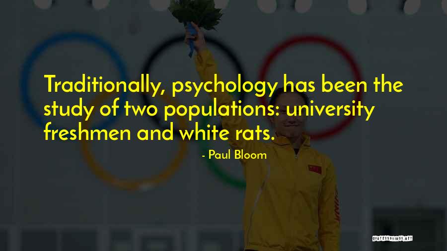 Populations Quotes By Paul Bloom Populations Quotes By Paul Bloom