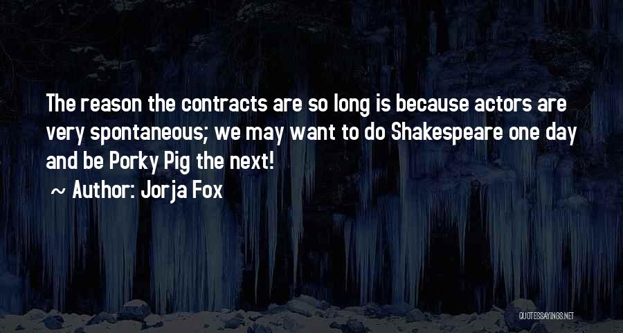 Porky Pig Quotes By Jorja Fox