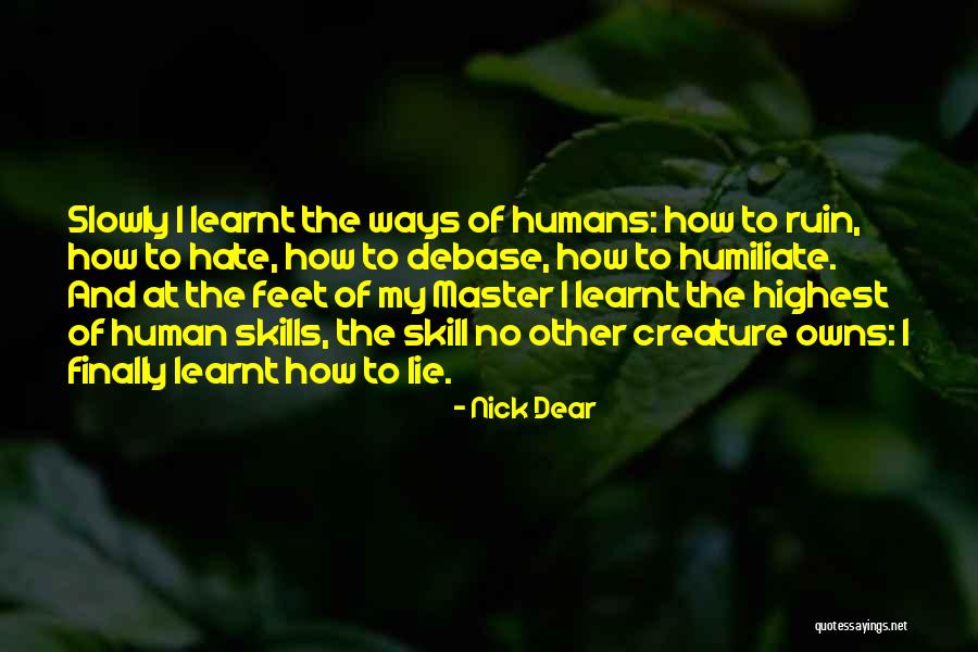 Pormaszk Quotes By Nick Dear Pormaszk Quotes By Nick Dear