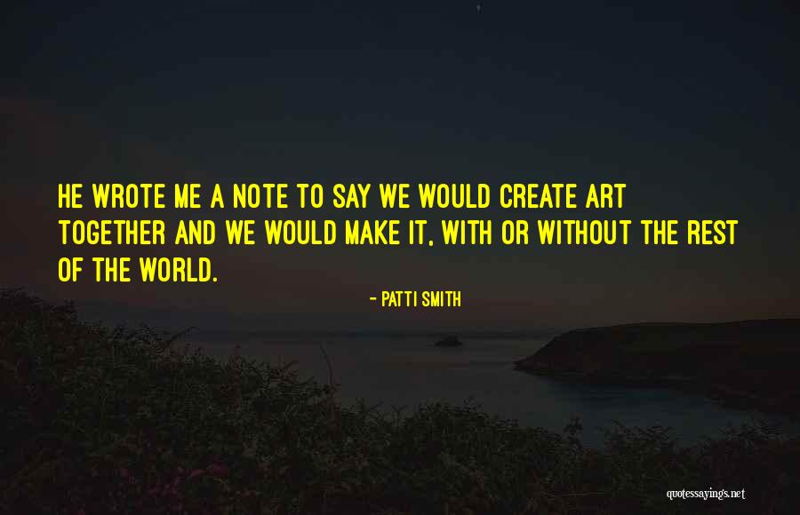 Portaging A Canoe Quotes By Patti Smith Portaging A Canoe Quotes By Patti Smith