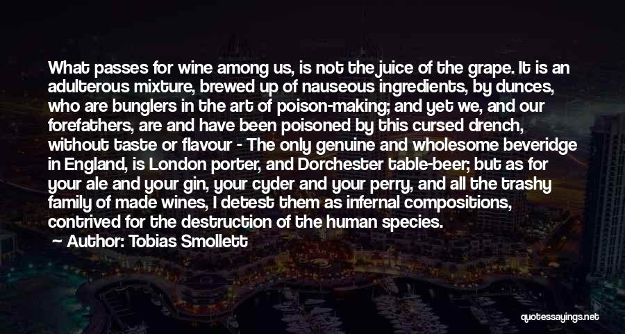 Porter Beer Quotes By Tobias Smollett