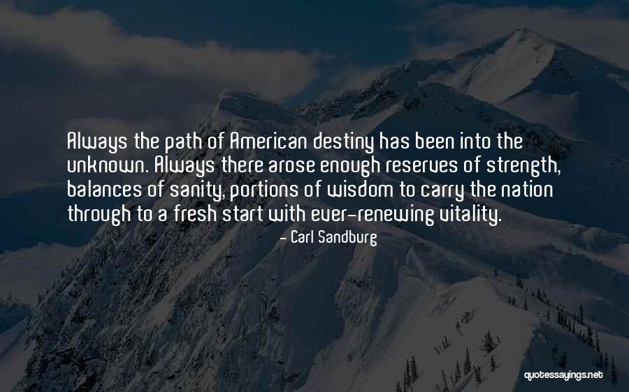 Portions Quotes By Carl Sandburg Portions Quotes By Carl Sandburg