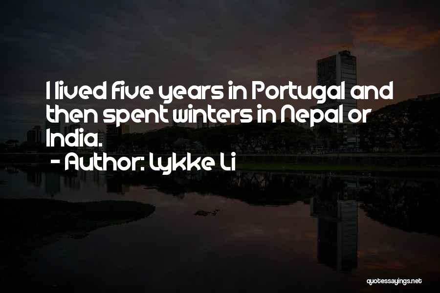 Portugal Quotes By Lykke Li