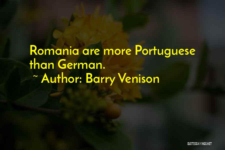 Portuguese Quotes By Barry Venison