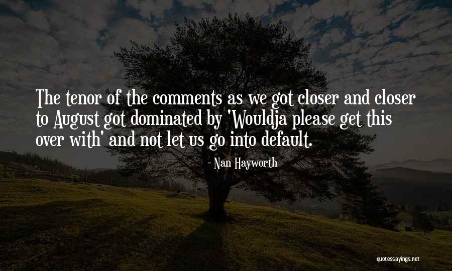 Pos Quotes By Nan Hayworth Pos Quotes By Nan Hayworth