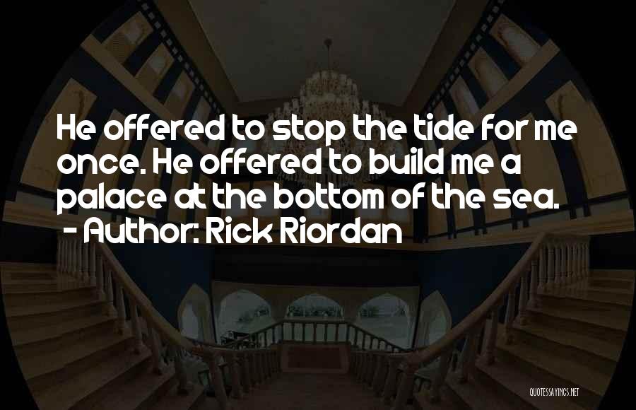 Poseidon And The Sea Quotes By Rick Riordan