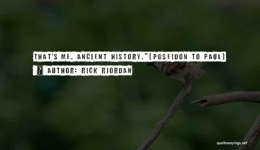 Poseidon's Quotes By Rick Riordan