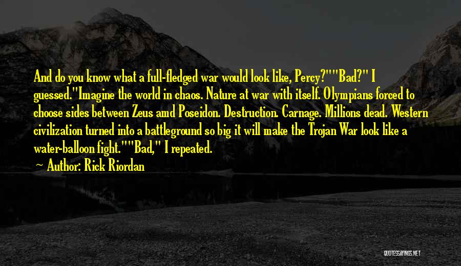 Poseidon's Quotes By Rick Riordan