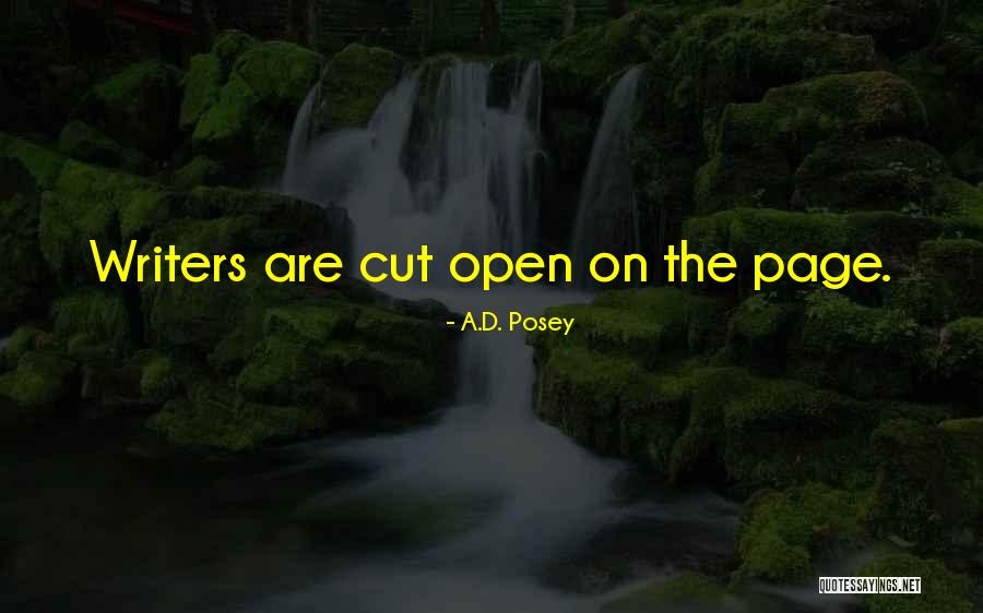 Posey Quotes By A.D. Posey