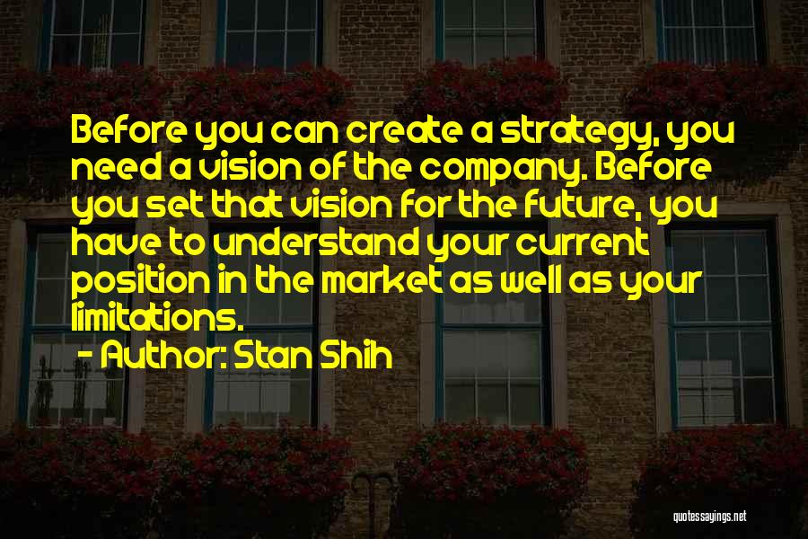 Position In Company Quotes By Stan Shih