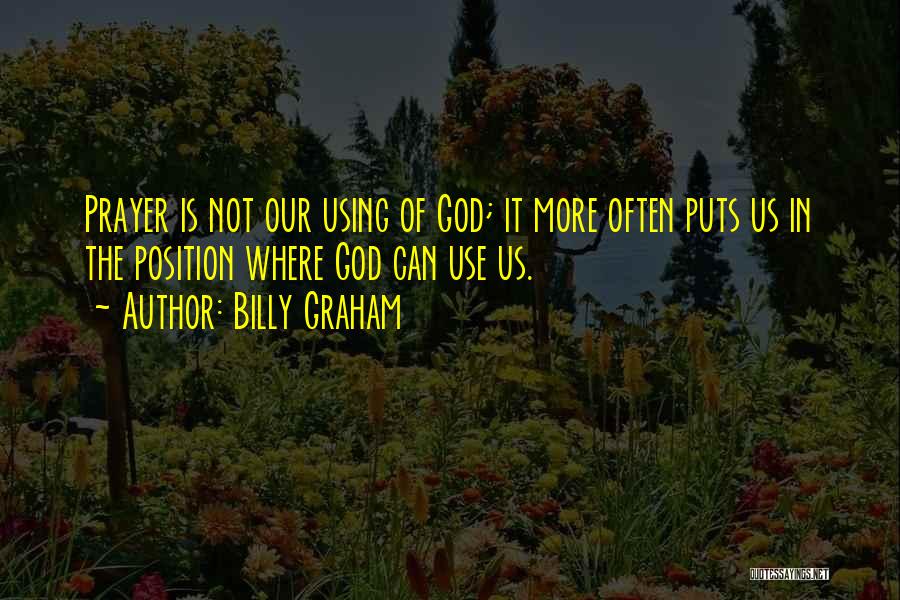 Position Quotes By Billy Graham