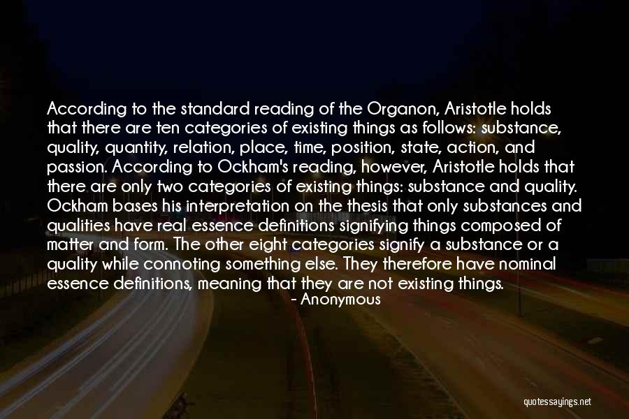 Position Thesis Quotes By Anonymous Position Thesis Quotes By Anonymous