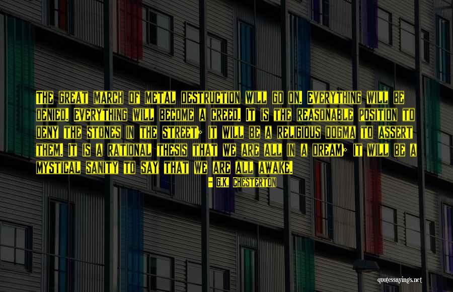 Position Thesis Quotes By G.K. Chesterton Position Thesis Quotes By G.K. Chesterton