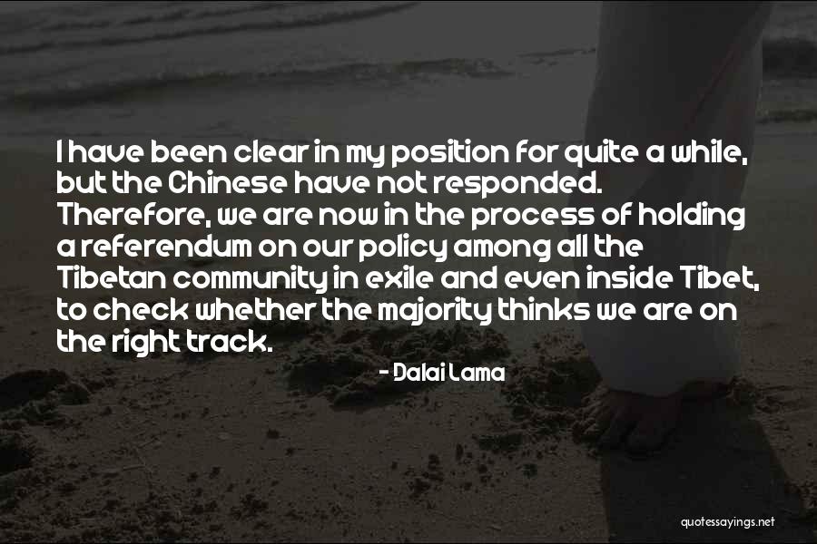 Position Yourself With A Clear Quotes By Dalai Lama Position Yourself With A Clear Quotes By Dalai Lama