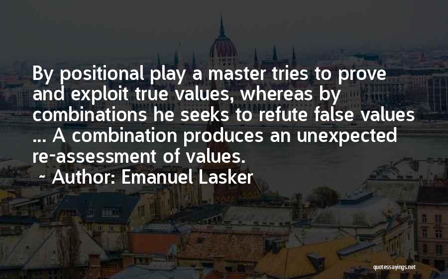 Positional Quotes By Emanuel Lasker